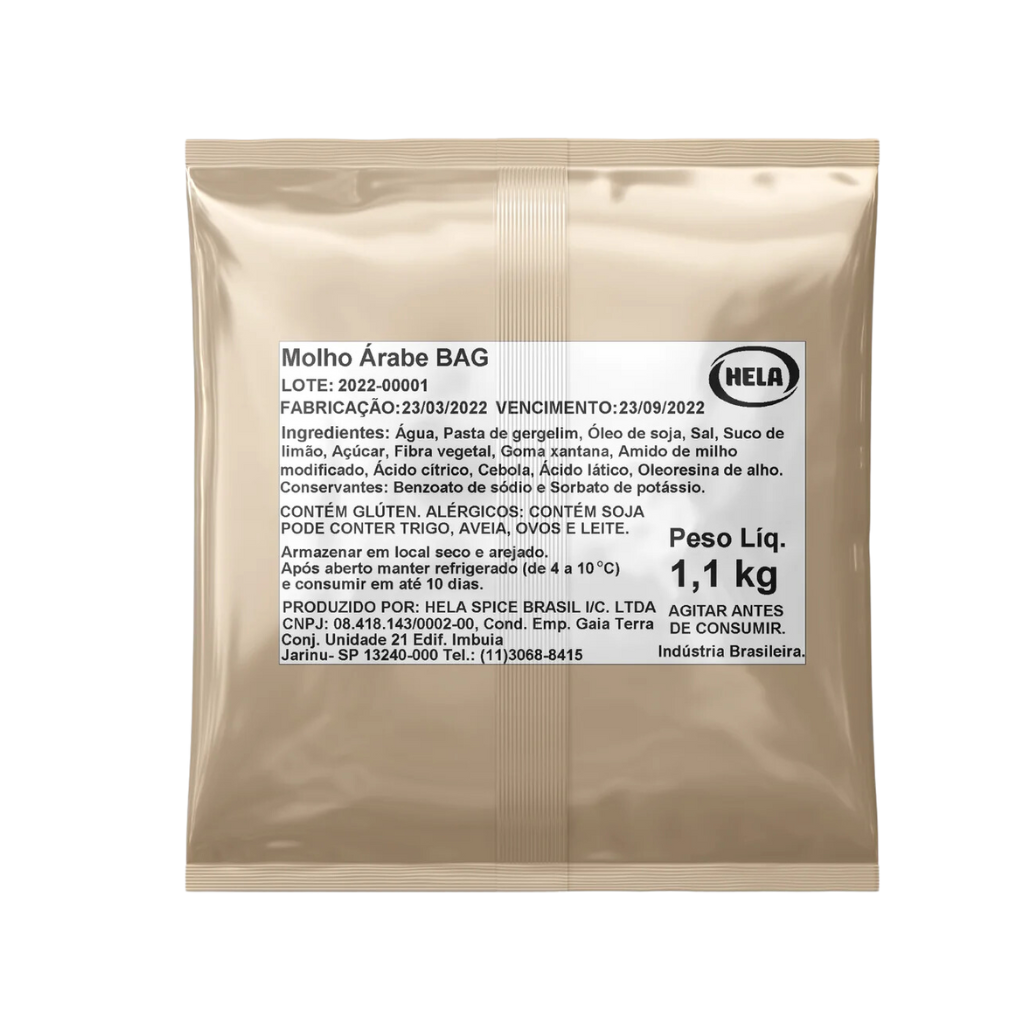 Molho Árabe 600g