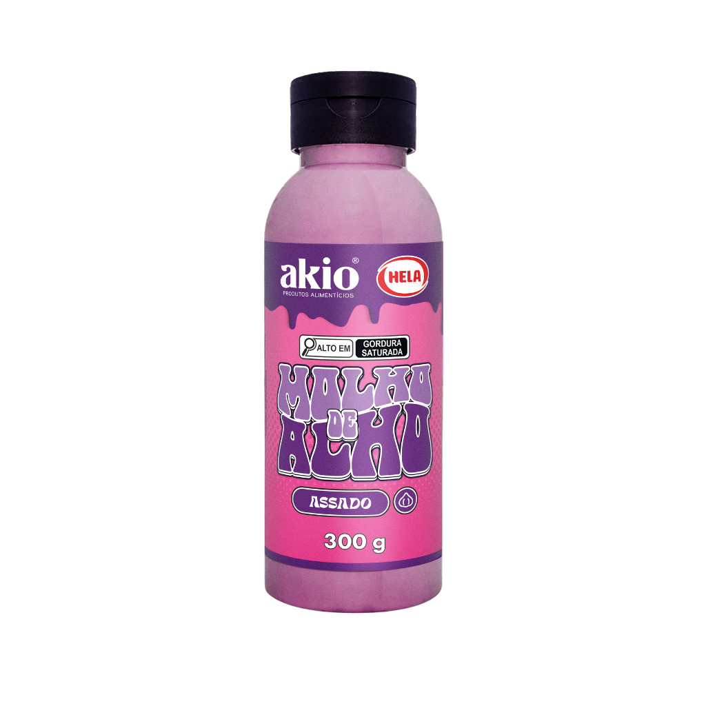 Molho Roxo de Alho Assado AKIO - 300ml