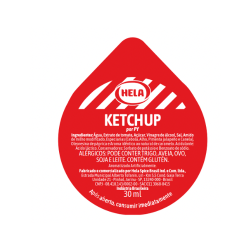 Caixa de Blister Ketchup por PY - 72un