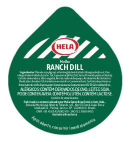 Caixa de Blister Ranch Dill - 72un