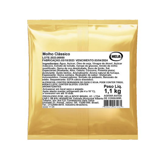Molho Clássico 1,1 kg