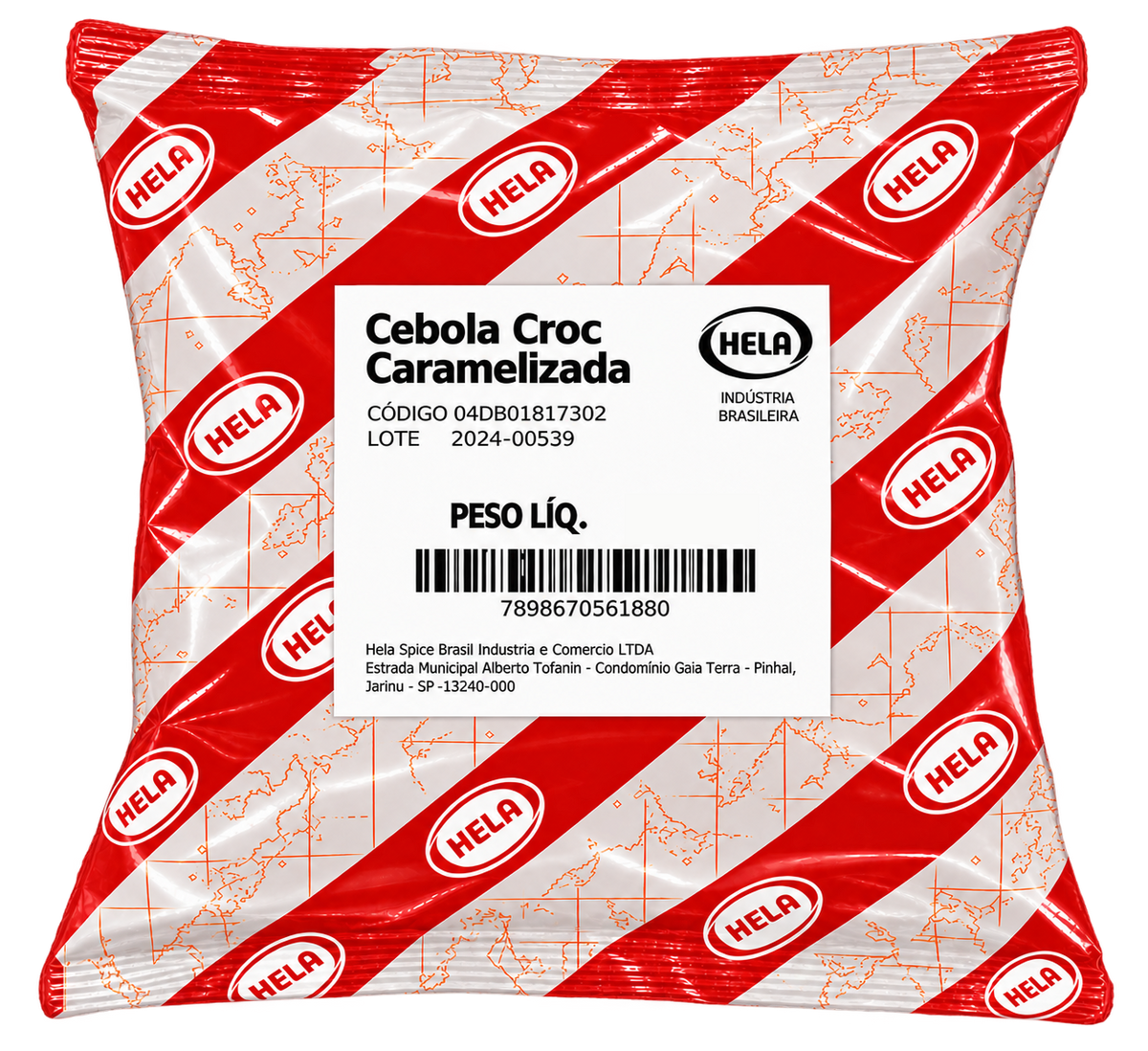 Cebola Croc Caramelizada - Bag 300g - Cx 1,8 kg
