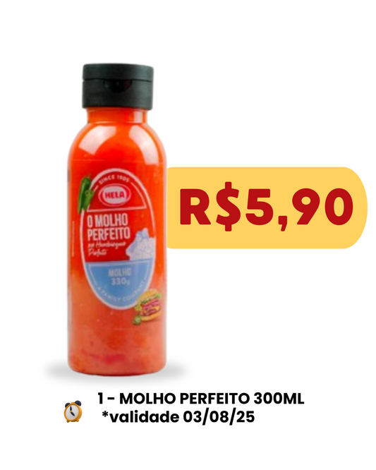 Molho Perfeito - 300ml (próximo da validade 03/08/25)