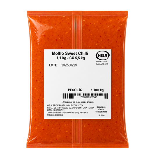 Sweet Chilli - Bag 1,1 Kg - Cx 5,5kg